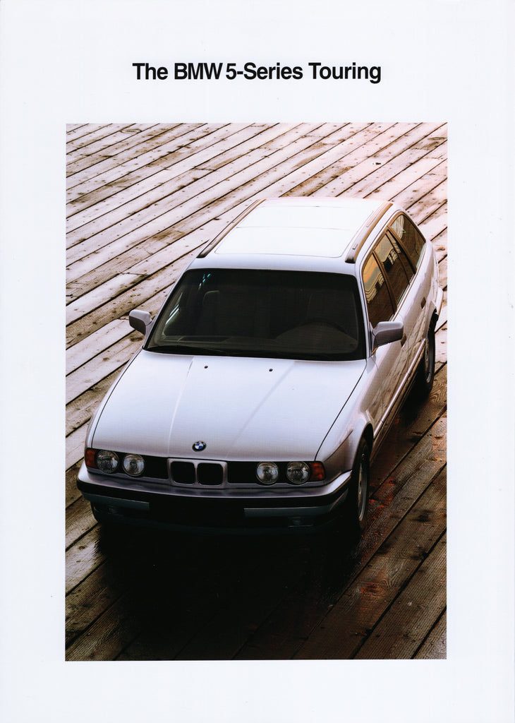 BMW-E34 Touring, Pamphlet-Dealership-Sales-Brochure