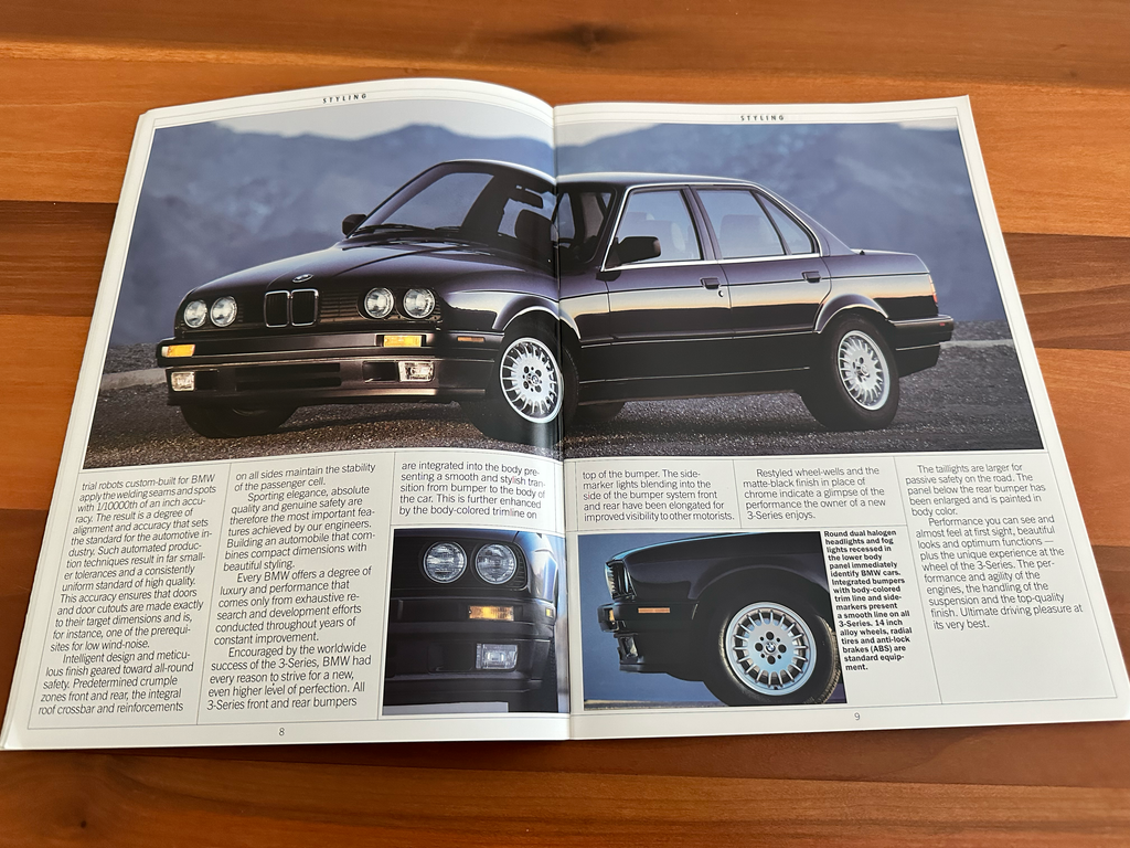 BMW-E30, 1989-Dealership-Sales-Brochure