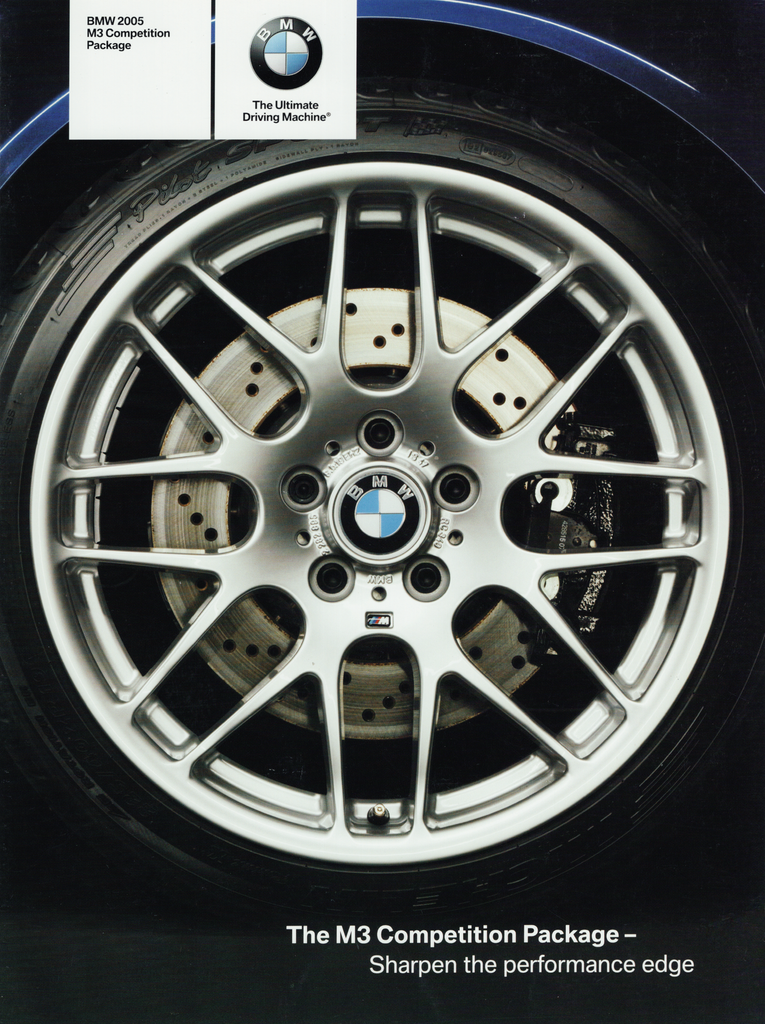 BMW-E46 M3 Competition Package, 2005-Dealership-Sales-Brochure