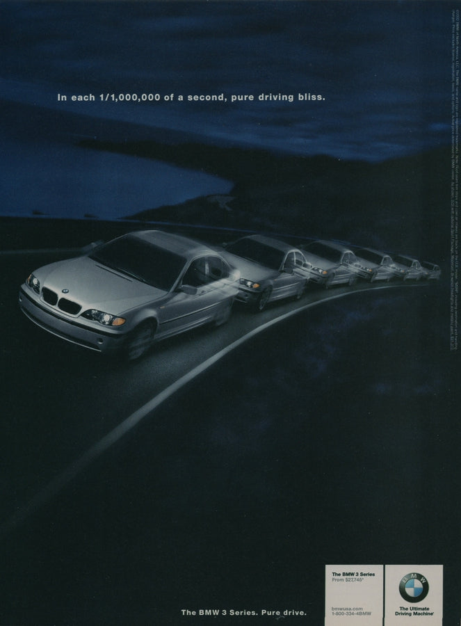 BMW-E46 Pure Bliss-Vintage-Print-Magazine-Ad-BIMMERtips.com