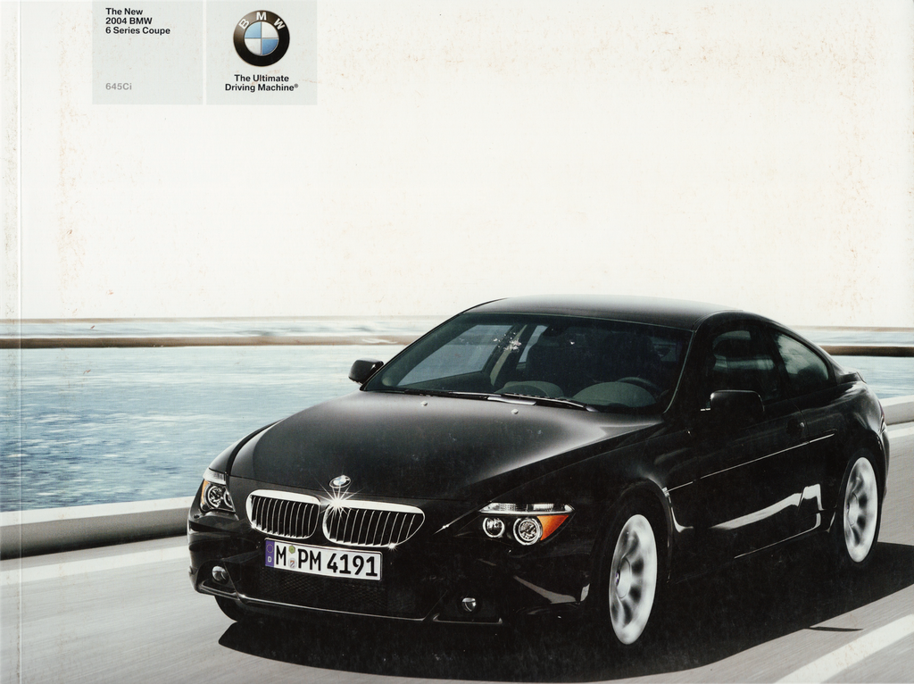 BMW-E63 645Ci Coupe, 2004-Dealership-Sales-Brochure