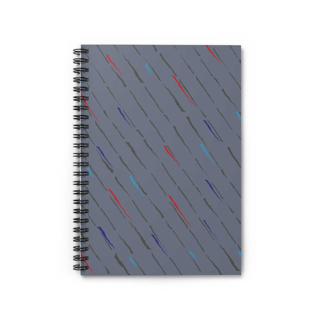 Motorsport Rain Gray Notebook