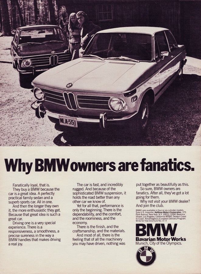 BMW-2002 BMW Owners are Fanatics-Magazine-Ad