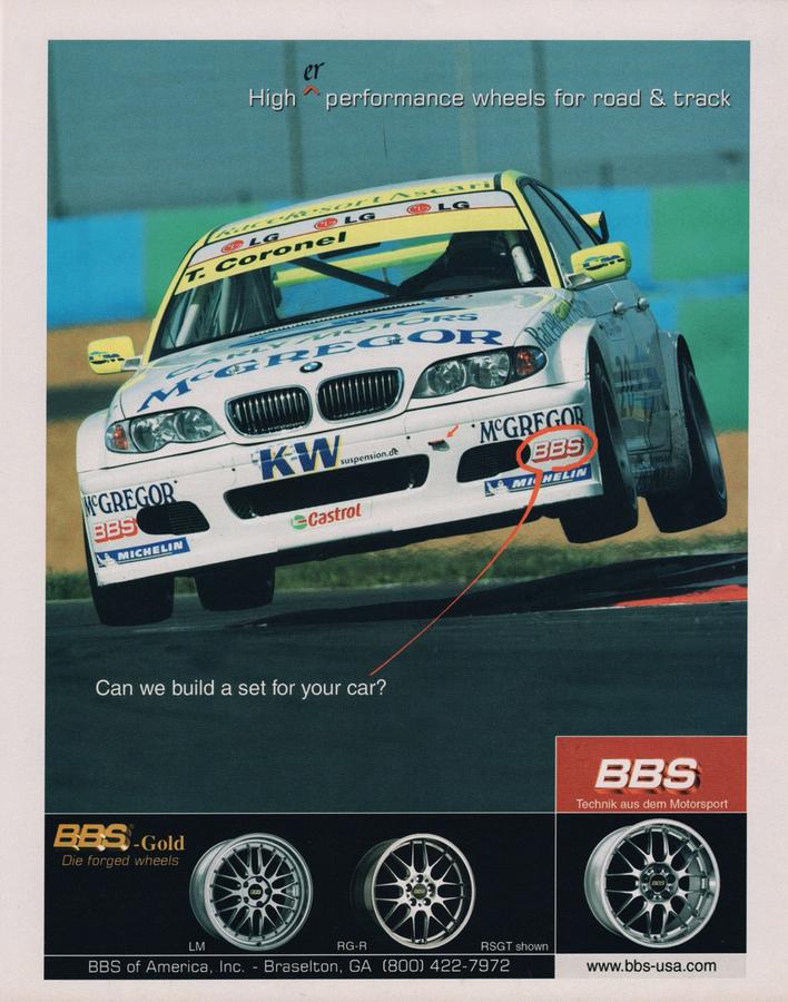 BMW-BBS of America - E46-Magazine-Ad