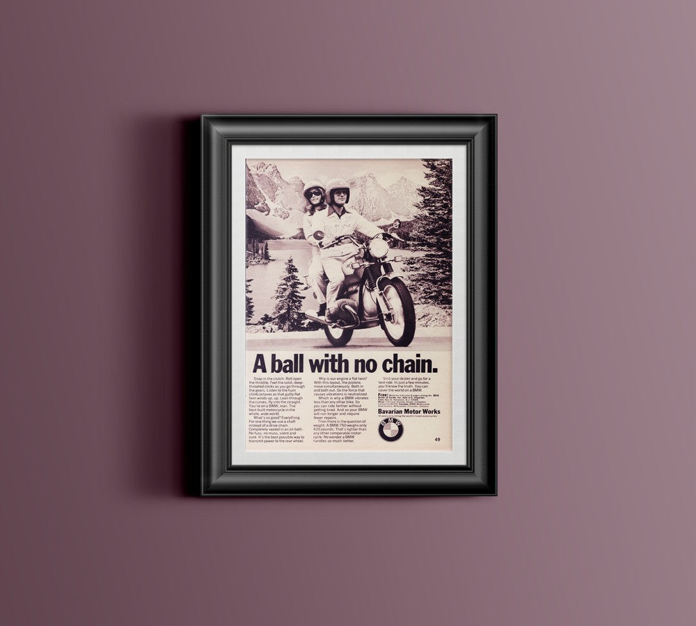 BMW-BMW A Ball With No Chain-Magazine-Ad