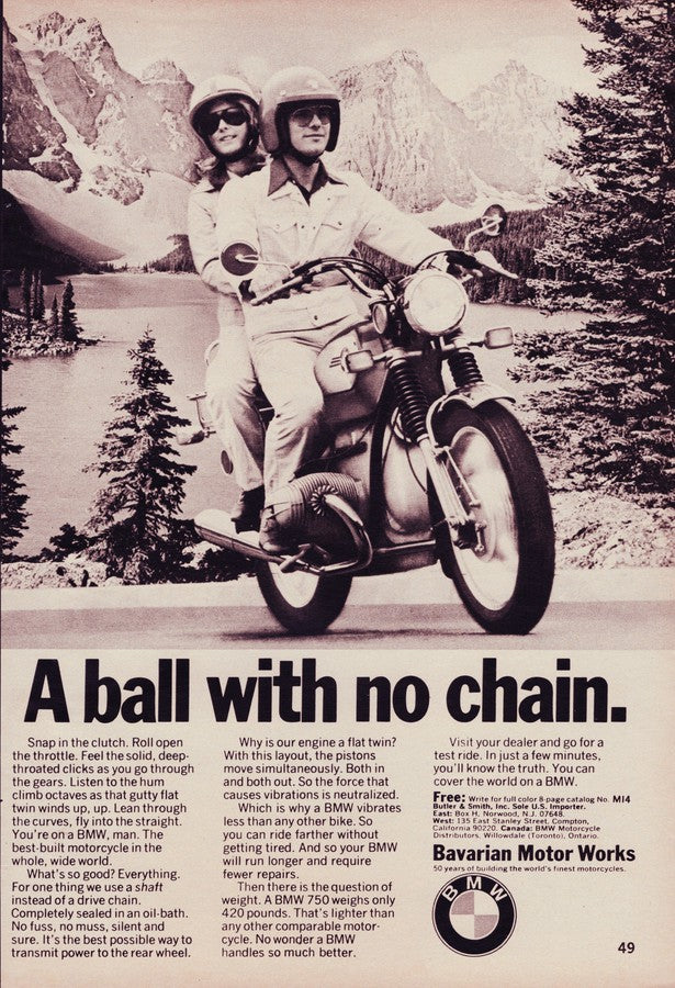 BMW-BMW A Ball With No Chain-Magazine-Ad