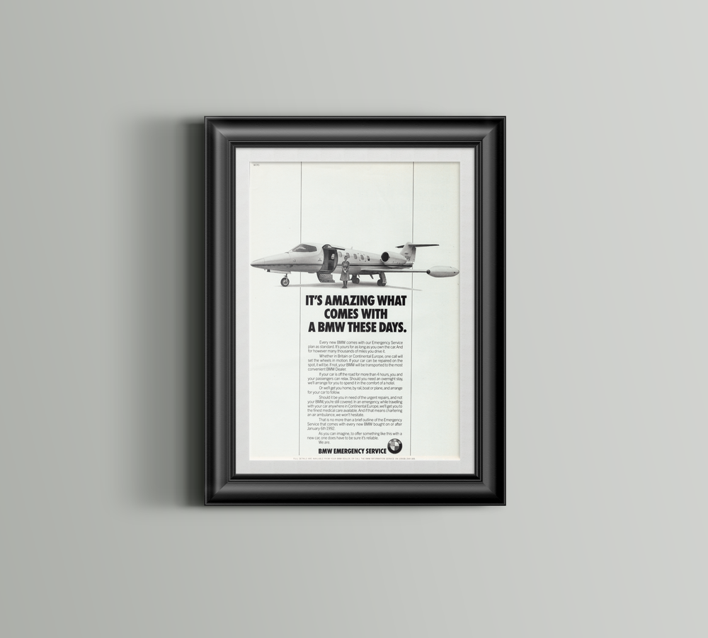 BMW-BMW Emergency Service-Magazine-Ad