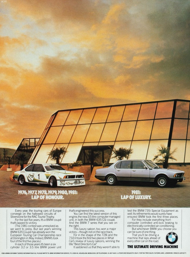 BMW-E23 Lap of Luxury-Magazine-Ad