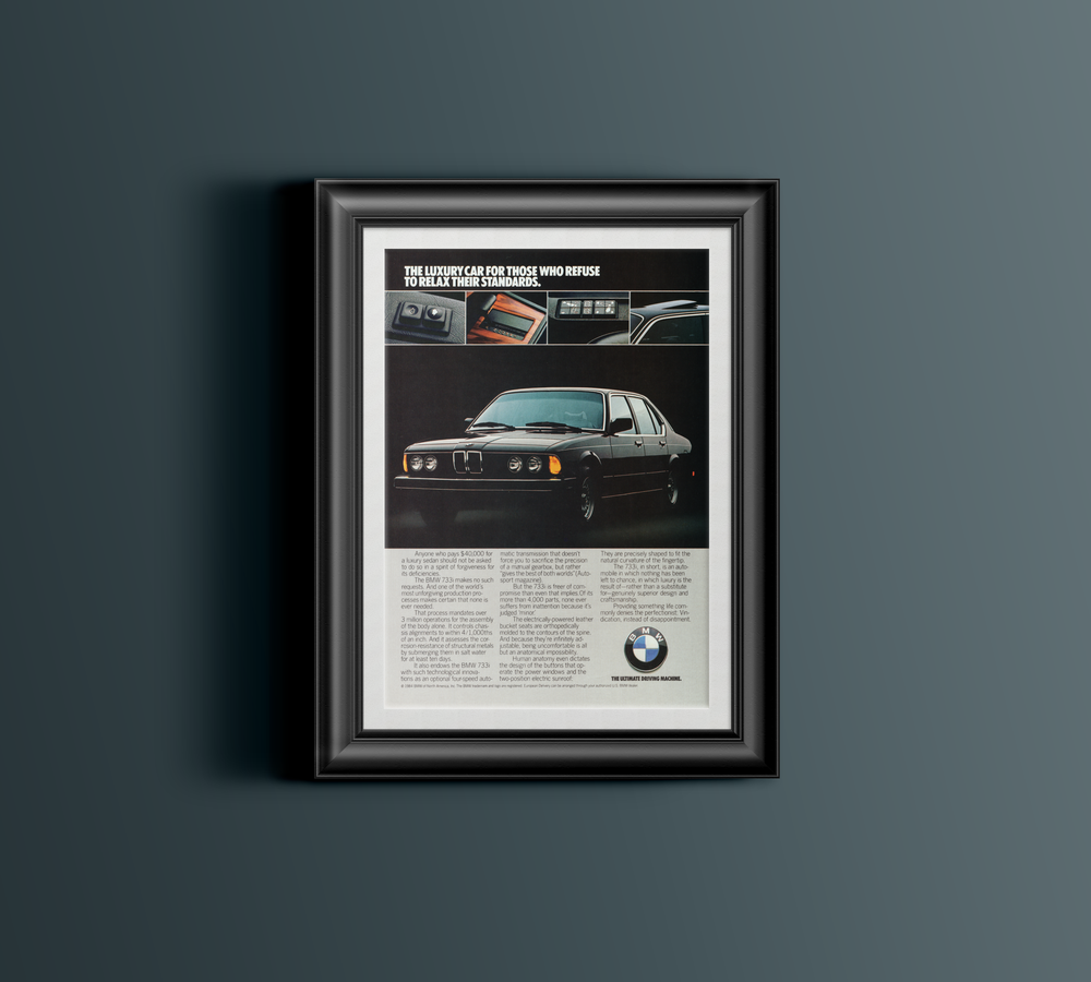 BMW-E23 Refuse to Relax-Magazine-Ad
