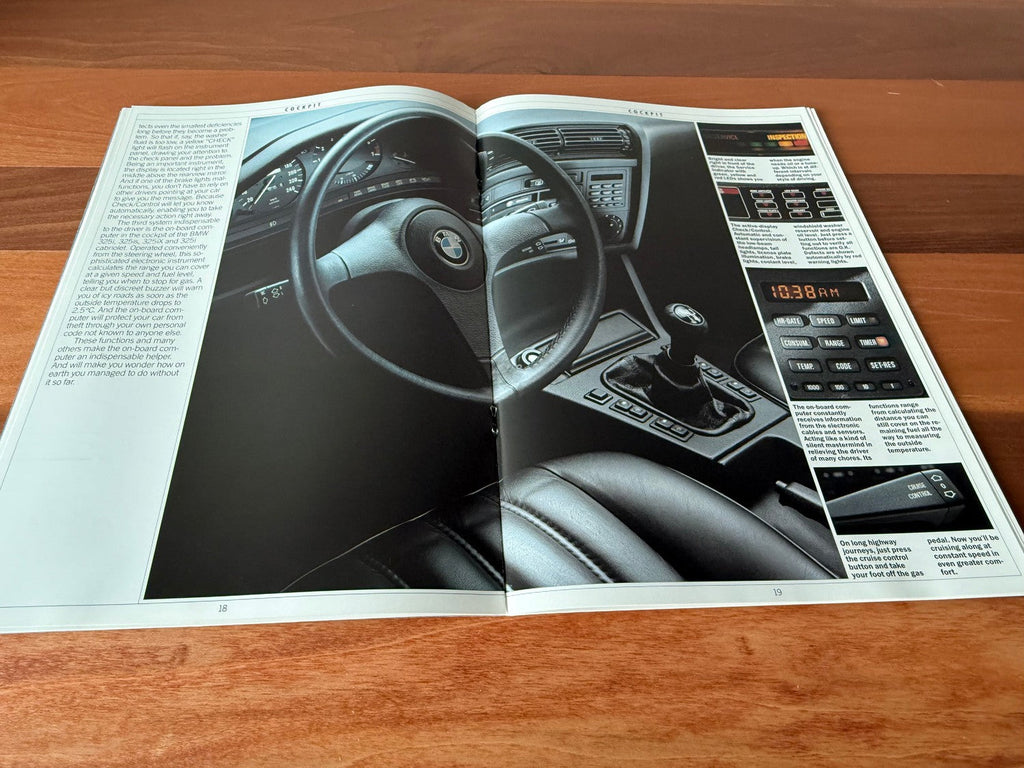 BMW-E30, 1988-Dealership-Sales-Brochure