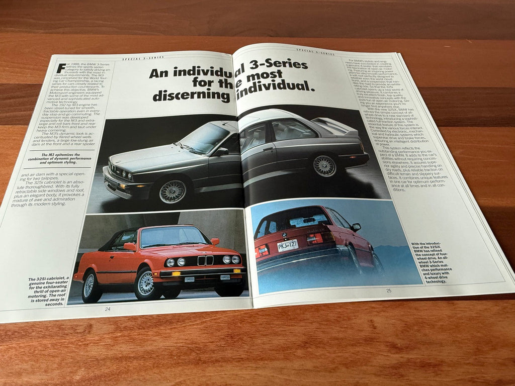 BMW-E30, 1988-Dealership-Sales-Brochure