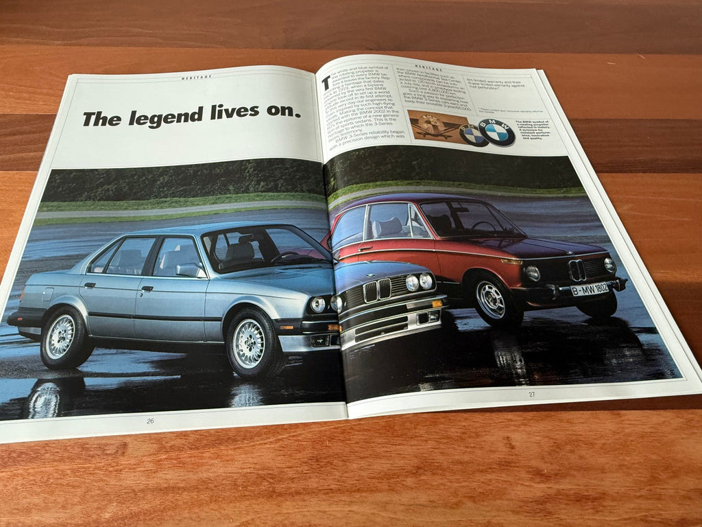 BMW-E30, 1988-Dealership-Sales-Brochure