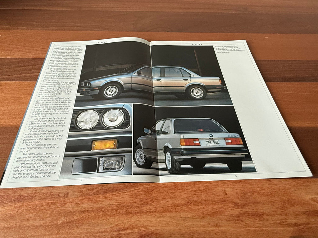 BMW-E30, 1988-Dealership-Sales-Brochure