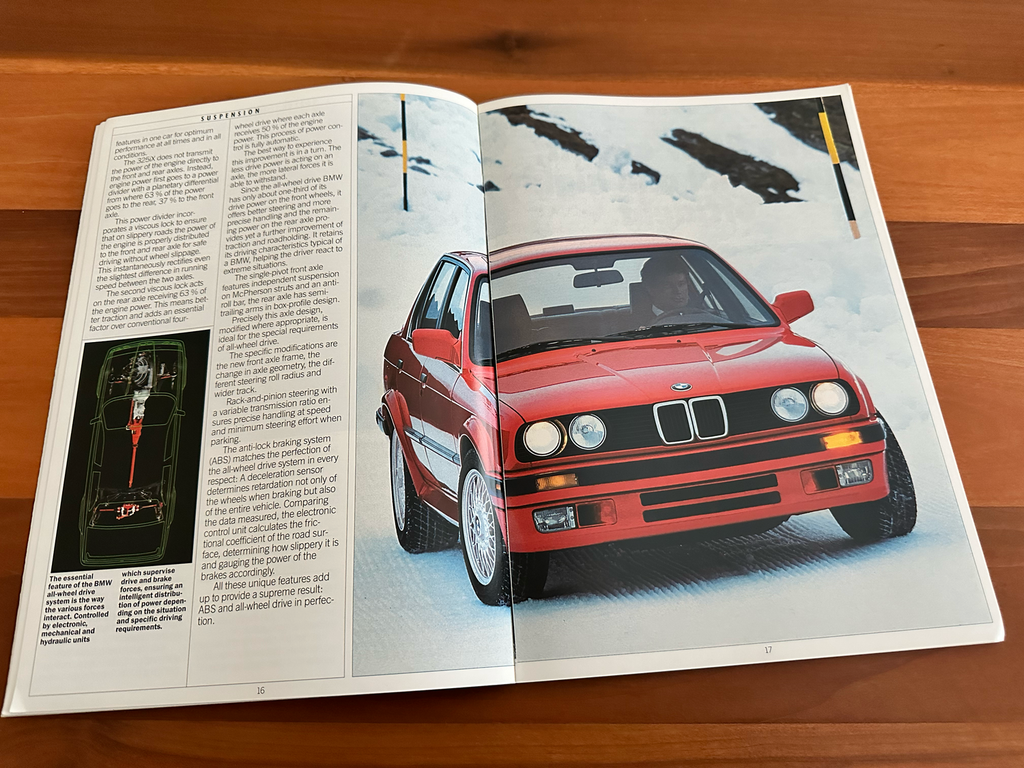 BMW-E30, 1989-Dealership-Sales-Brochure