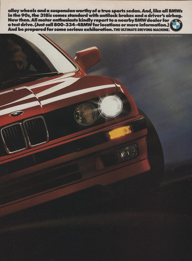 BMW-E30 318is Back with a Vengeance-Magazine-Ad