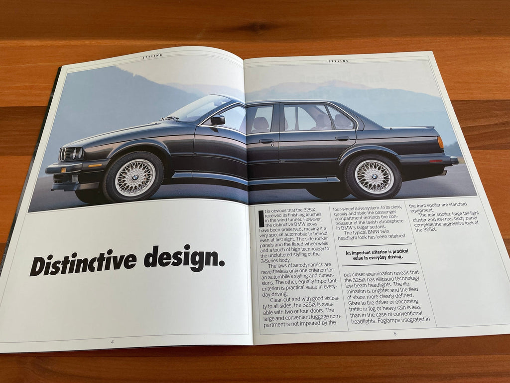 BMW-E30 325ix, 1987-Dealership-Sales-Brochure