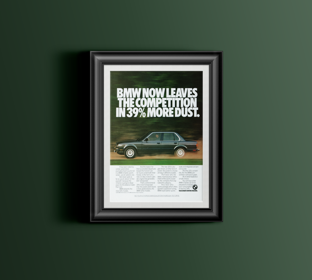 BMW-E30 39% More Dust-Magazine-Ad