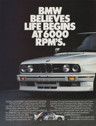 BMW-E30 M3 Life Begins at 6000 RPM's-Magazine-Ad