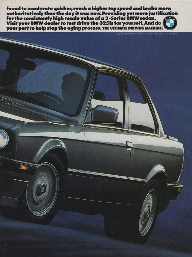 BMW-E30 Refuses To Go Downhill 325is-Magazine-Ad