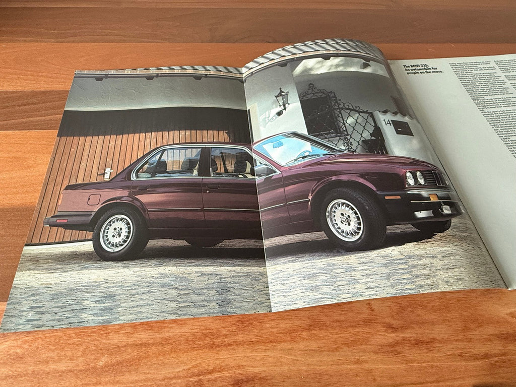 BMW-E30 Sedan, 1987-Dealership-Sales-Brochure