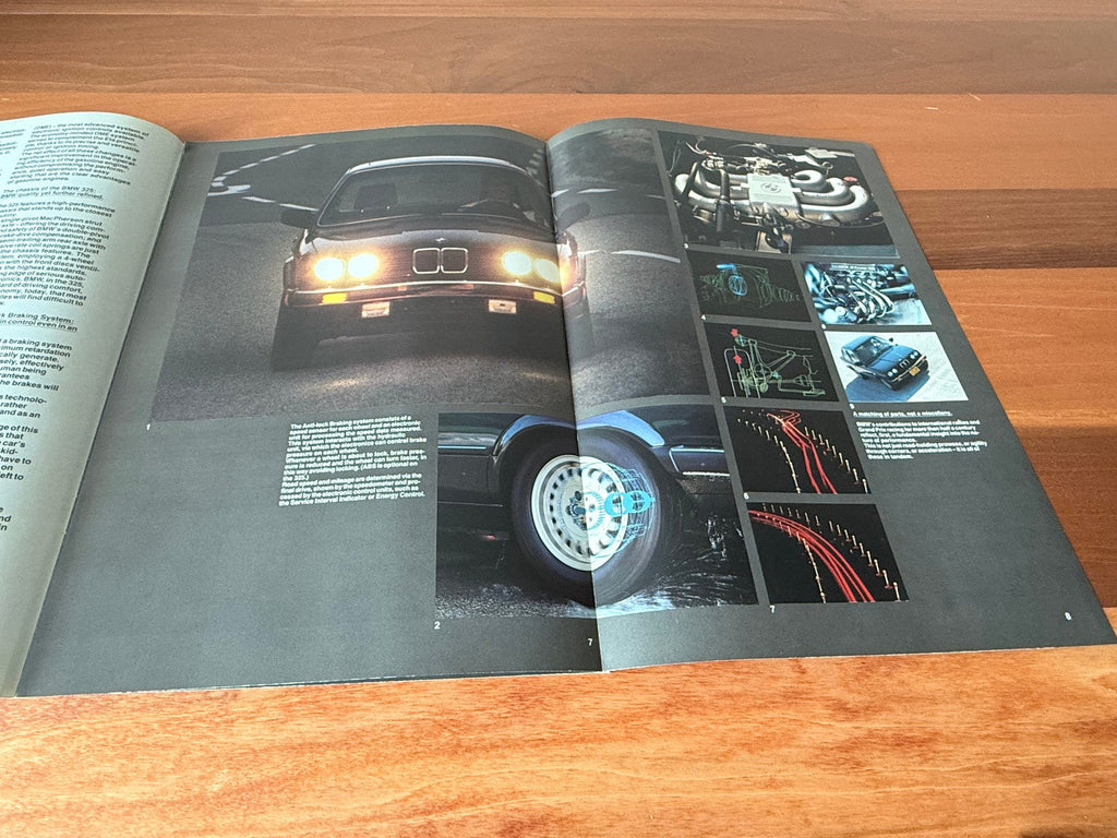 BMW-E30 Sedan, 1987-Dealership-Sales-Brochure