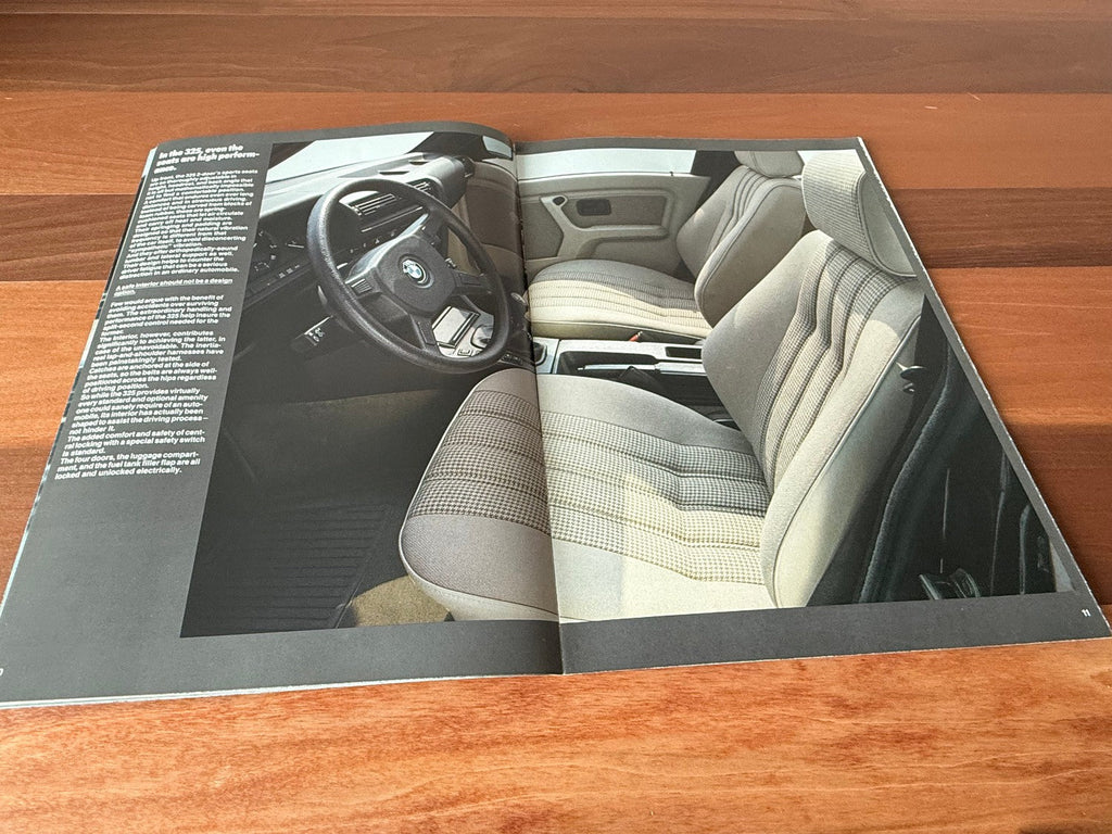 BMW-E30 Sedan, 1987-Dealership-Sales-Brochure