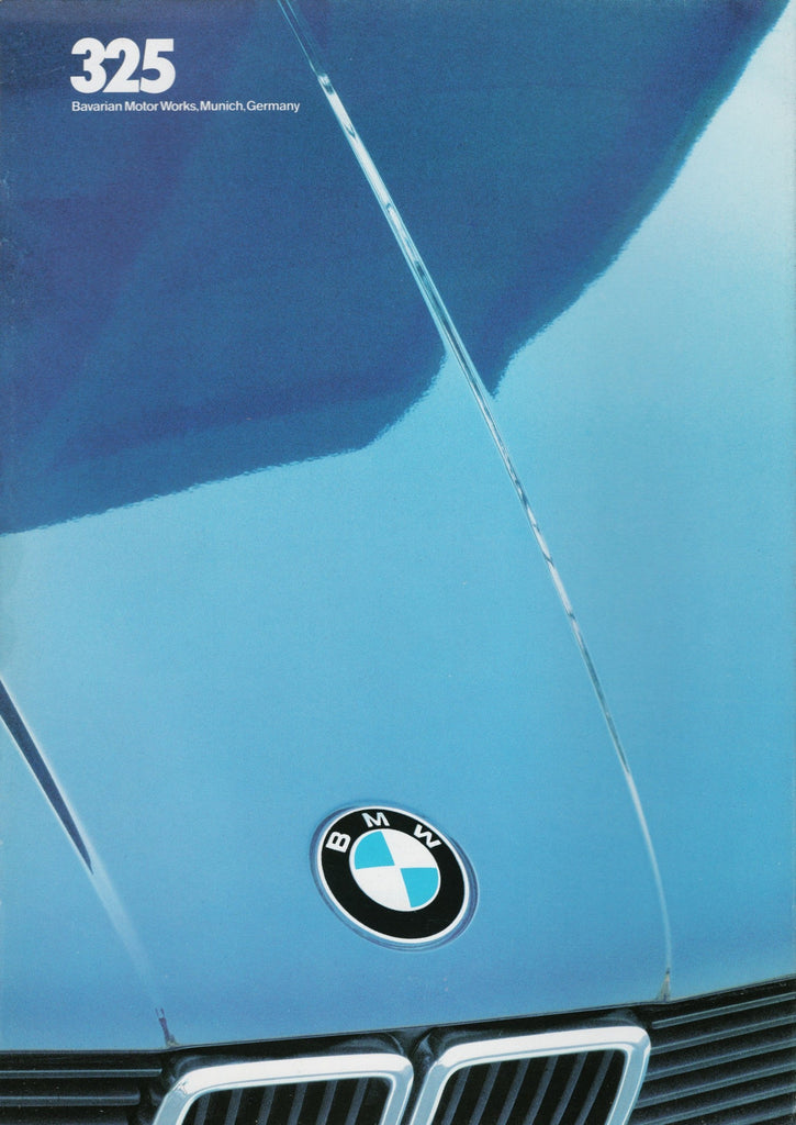 BMW-E30 Sedan, 1987-Dealership-Sales-Brochure