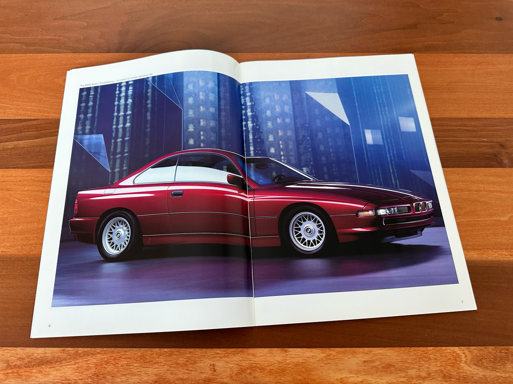 BMW-E31 Coupe, 1993-Dealership-Sales-Brochure