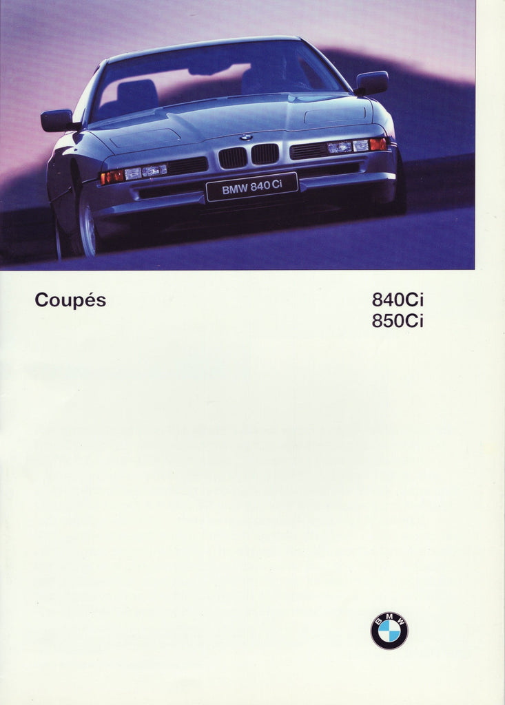 BMW-E31 Coupe, 1997-Dealership-Sales-Brochure