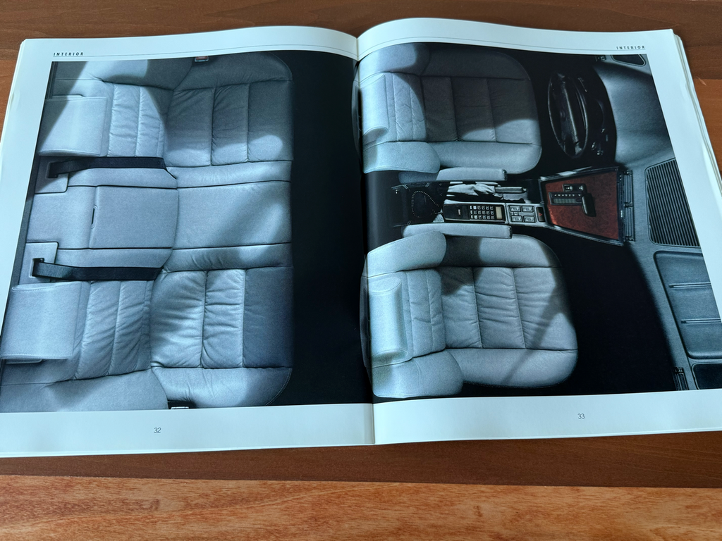 BMW-E32 750iL, 1990-Dealership-Sales-Brochure