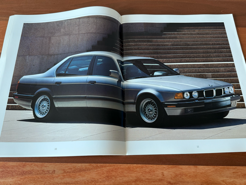 BMW-E32 750iL, 1990-Dealership-Sales-Brochure