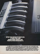 BMW-E32 V12 750iL Open the Hood of Your Car-Magazine-Ad