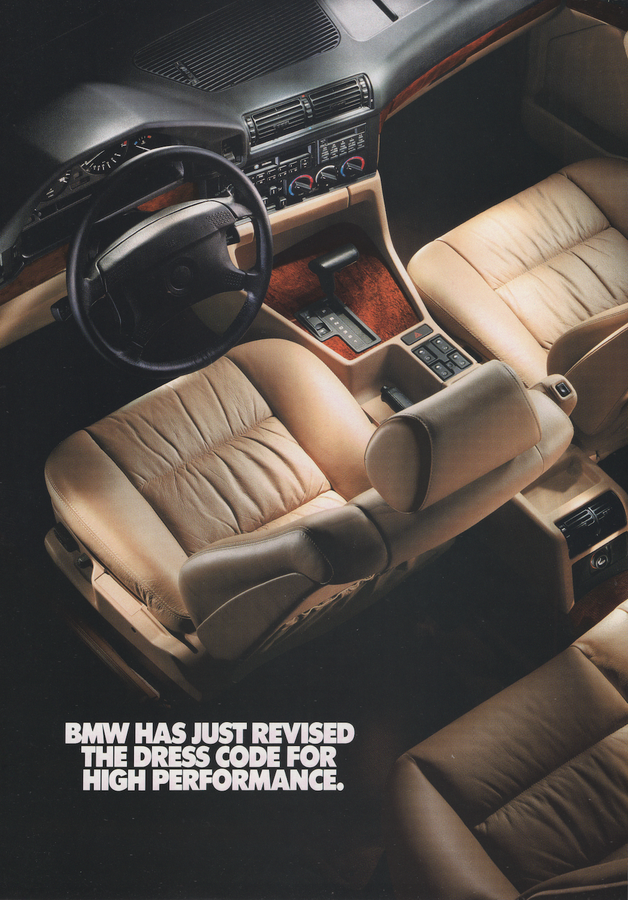 BMW-E34 Dress Code For High Performance-Vintage-Print-Magazine-Ad-BIMMERtips.com