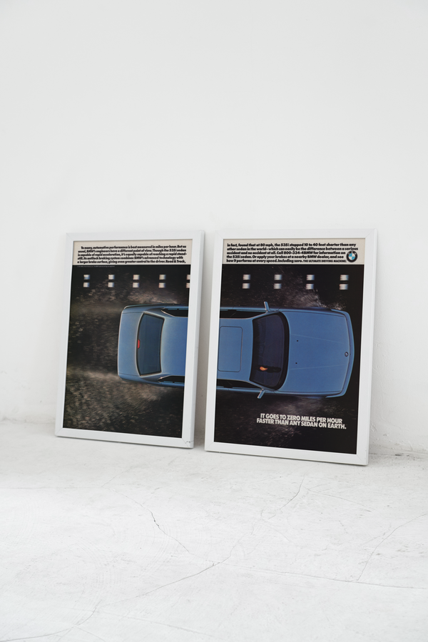 BMW-E34 Goes to Zero MPH Faster Than Any Sedan-Magazine-Ad