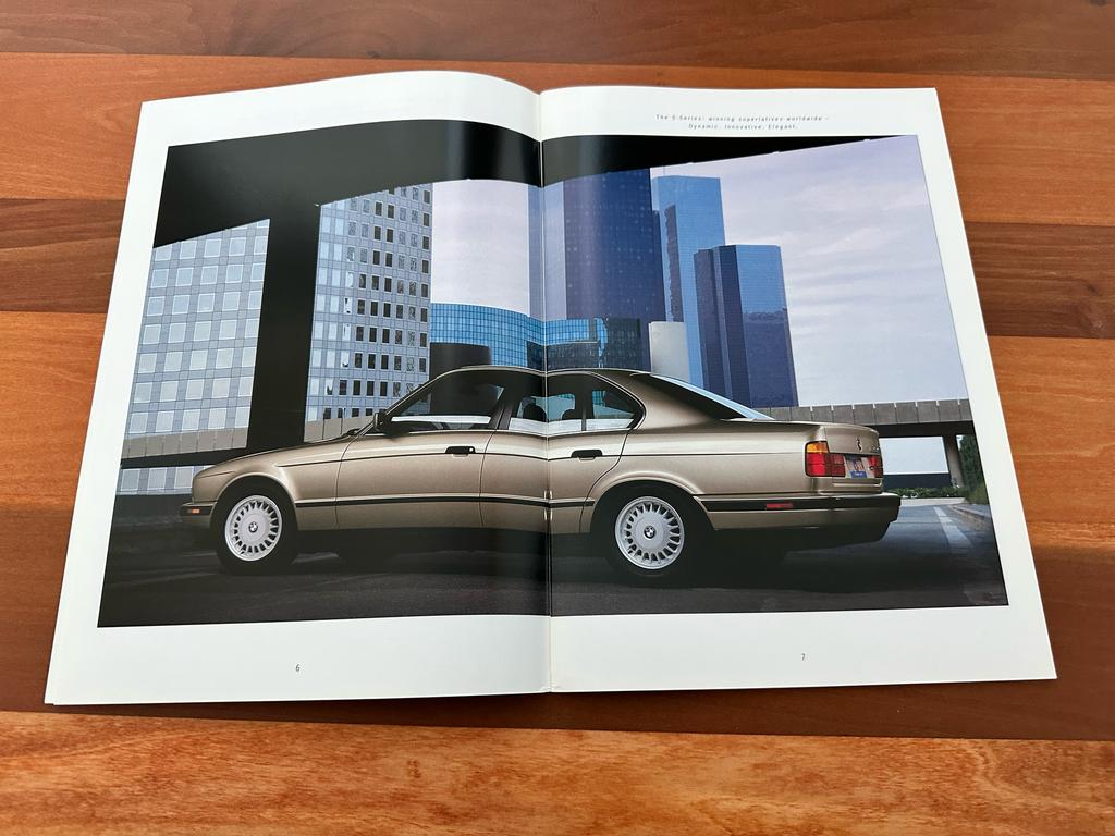 BMW-E34 Sedan, Touring, 1993-Dealership-Sales-Brochure