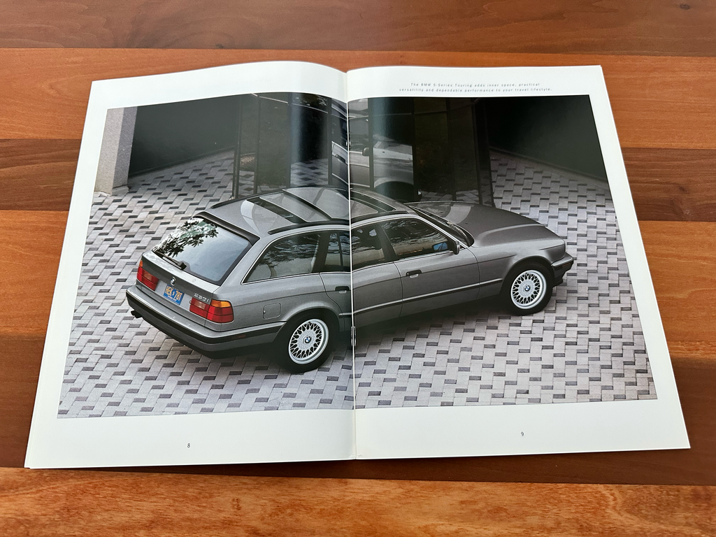 BMW-E34 Sedan, Touring, 1993-Dealership-Sales-Brochure