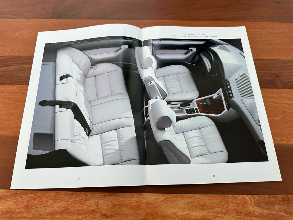 BMW-E34 Sedan, Touring, 1993-Dealership-Sales-Brochure