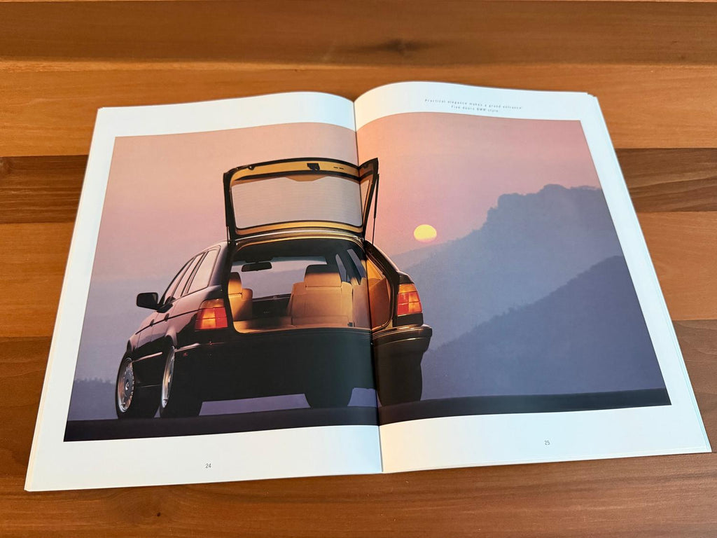 BMW-E34 Sedan, Touring, 1993-Dealership-Sales-Brochure