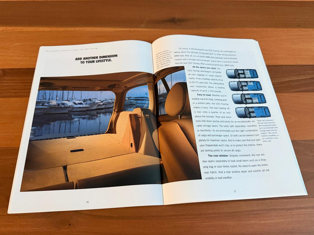 BMW-E34 Sedan, Touring, 1993-Dealership-Sales-Brochure