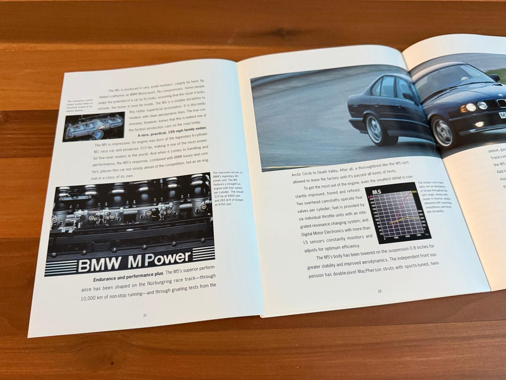 BMW-E34 Sedan, Touring, 1993-Dealership-Sales-Brochure