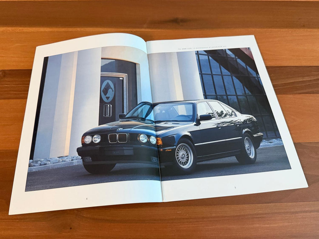 BMW-E34 Sedan, Touring, 1993-Dealership-Sales-Brochure