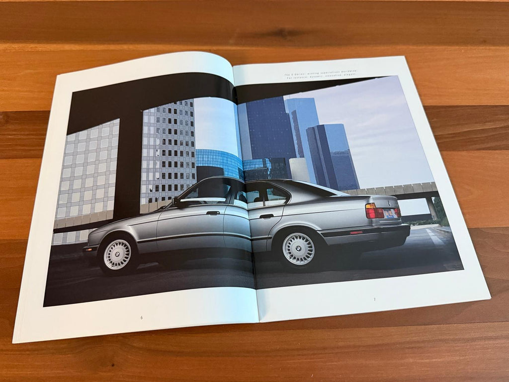 BMW-E34 Sedan, Touring, 1993-Dealership-Sales-Brochure