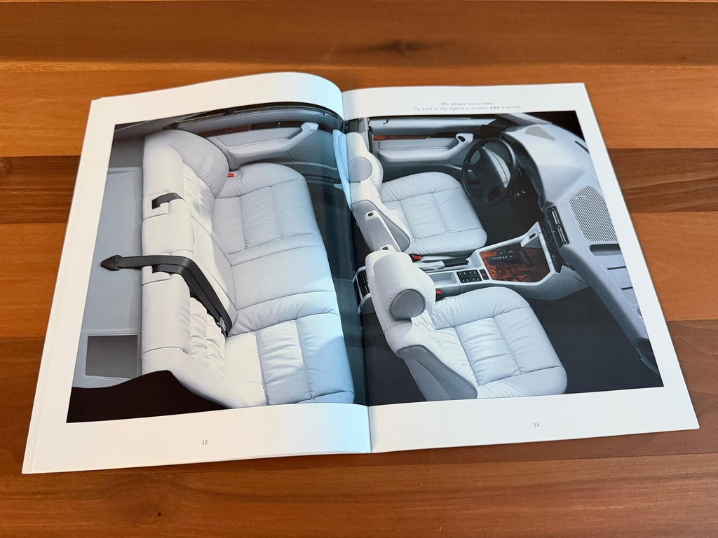 BMW-E34 Sedan, Touring, 1993-Dealership-Sales-Brochure