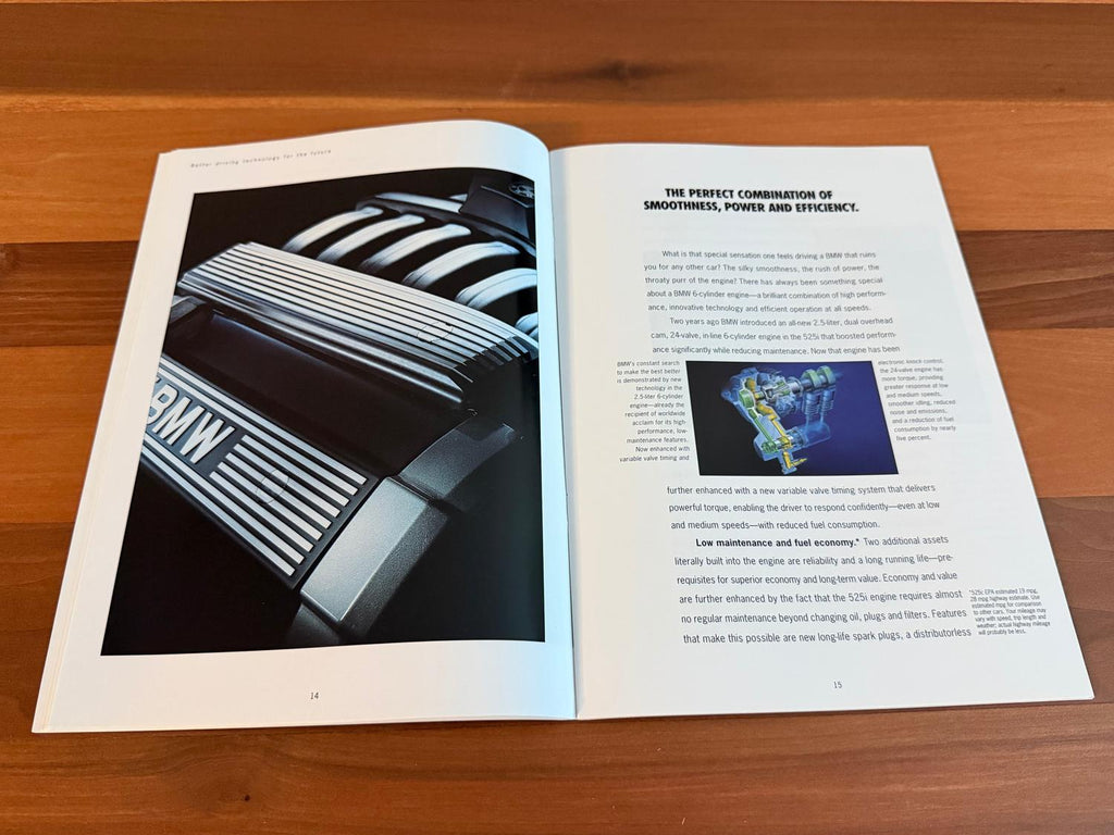 BMW-E34 Sedan, Touring, 1993-Dealership-Sales-Brochure