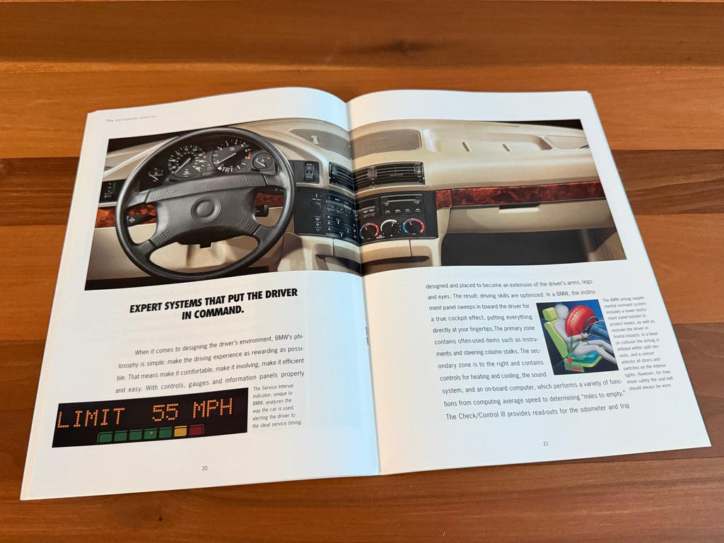 BMW-E34 Sedan, Touring, 1993-Dealership-Sales-Brochure
