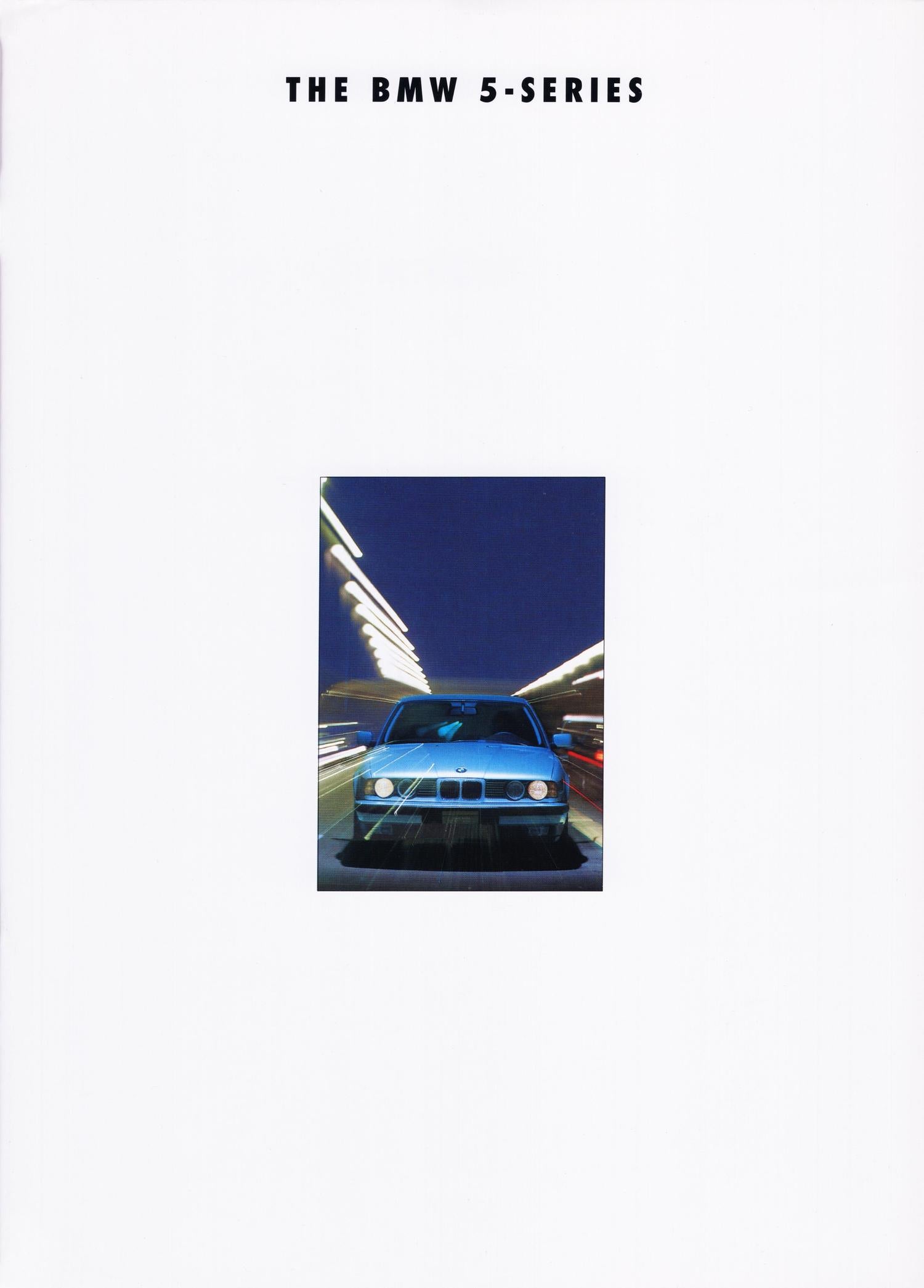BMW-E34 Sedan, Touring, 1993-Dealership-Sales-Brochure