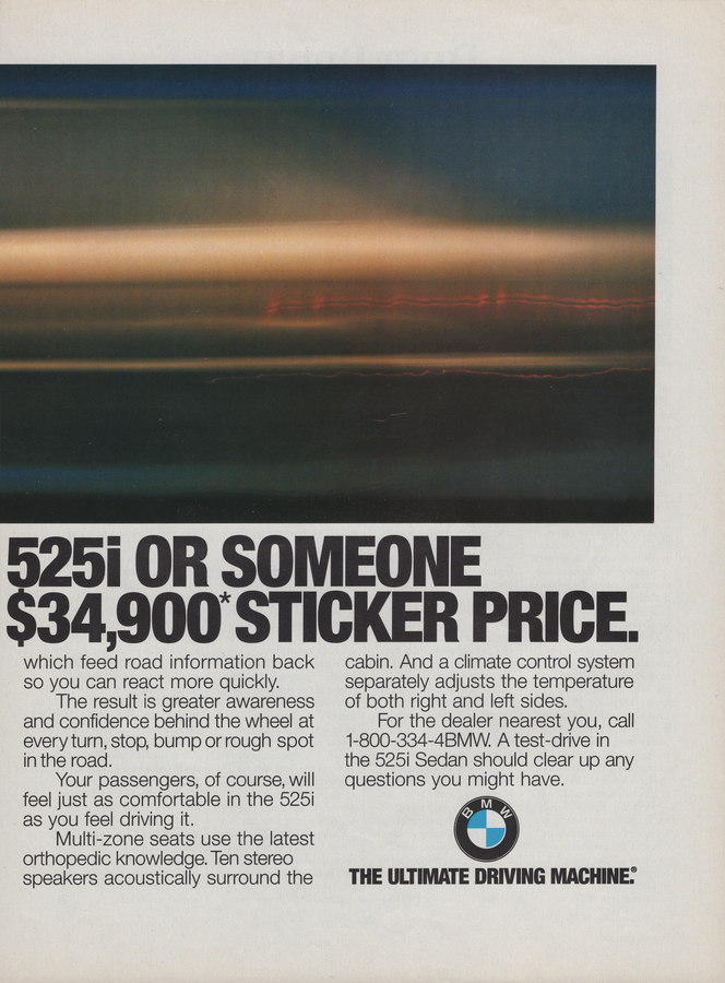 BMW-E34 Someone Heard About It-Magazine-Ad