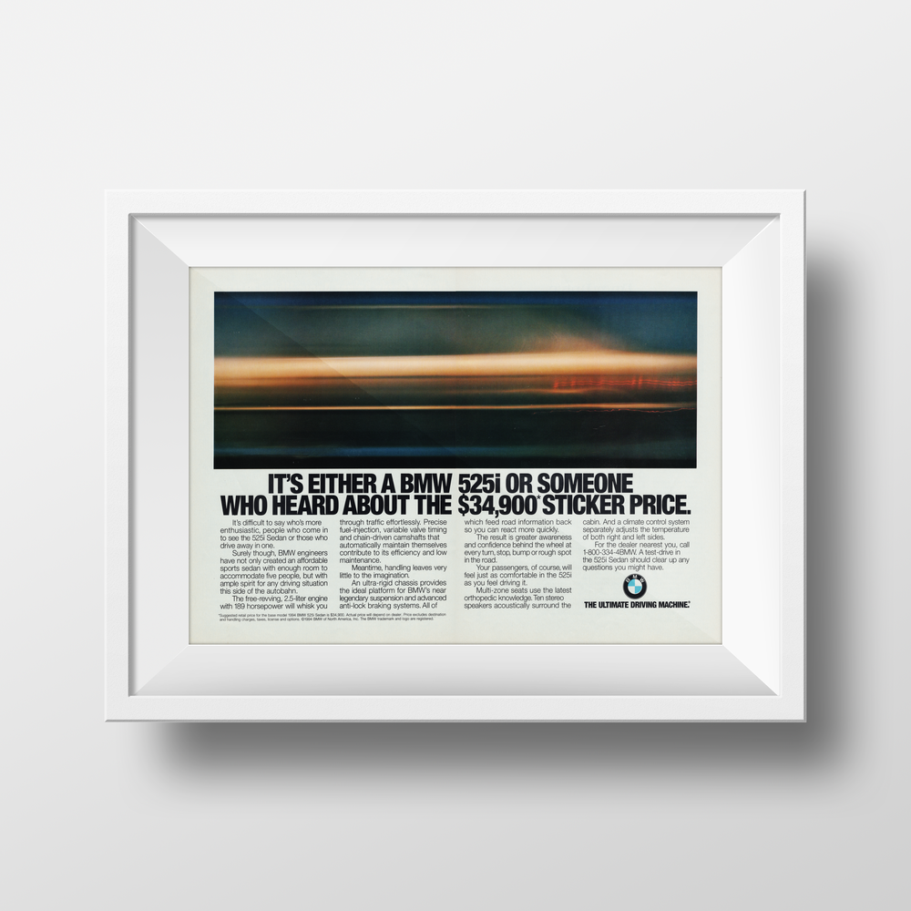 BMW-E34 Someone Heard About It-Magazine-Ad