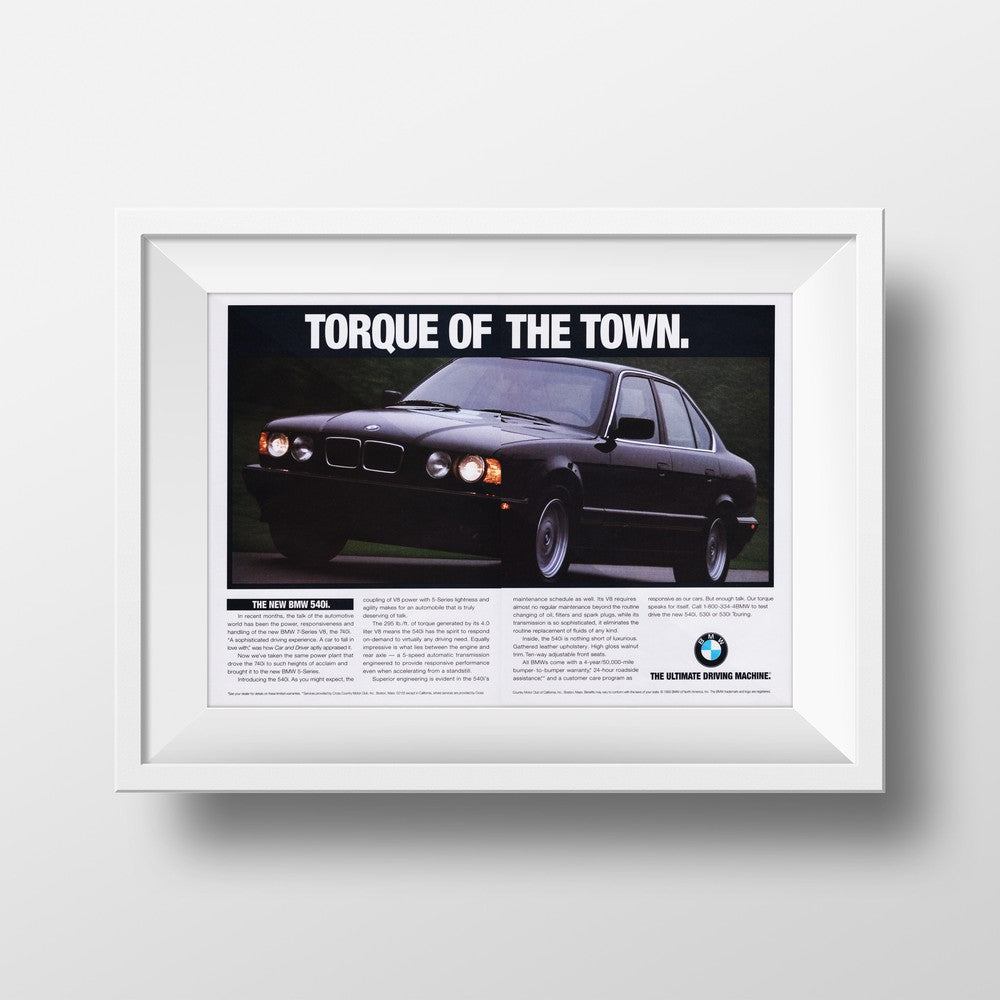 BMW-E34 Torque of the Town-Magazine-Ad