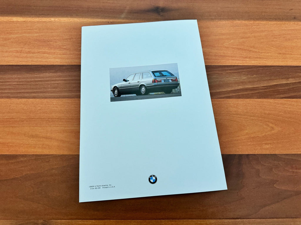 BMW-E34 Touring, Pamphlet-Dealership-Sales-Brochure